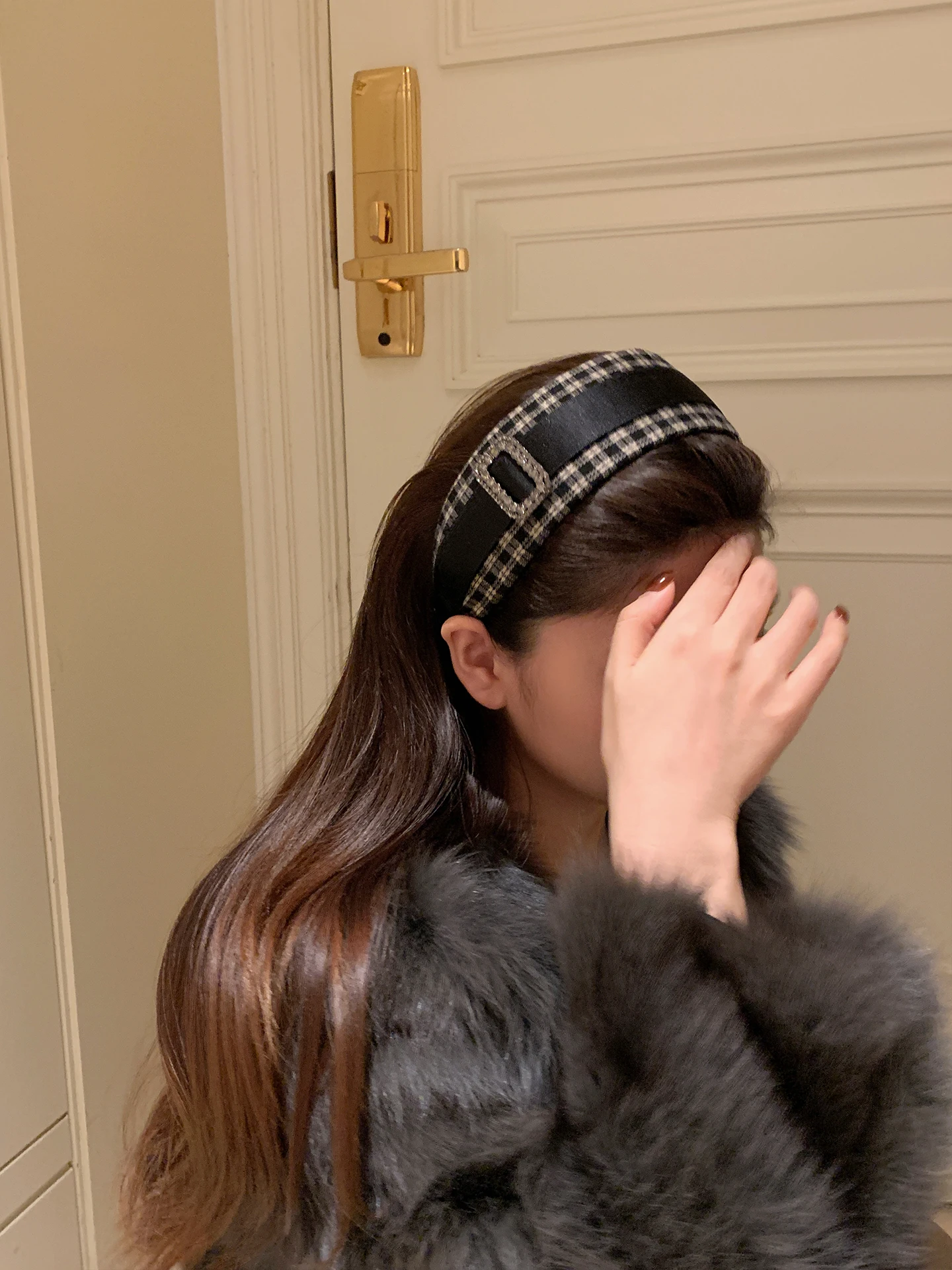 retro-xadrez-larga-hairband-feminino-faionable-ele-aumentando-testa-diamante-grampo-de-cabelo-headwear-acessorio
