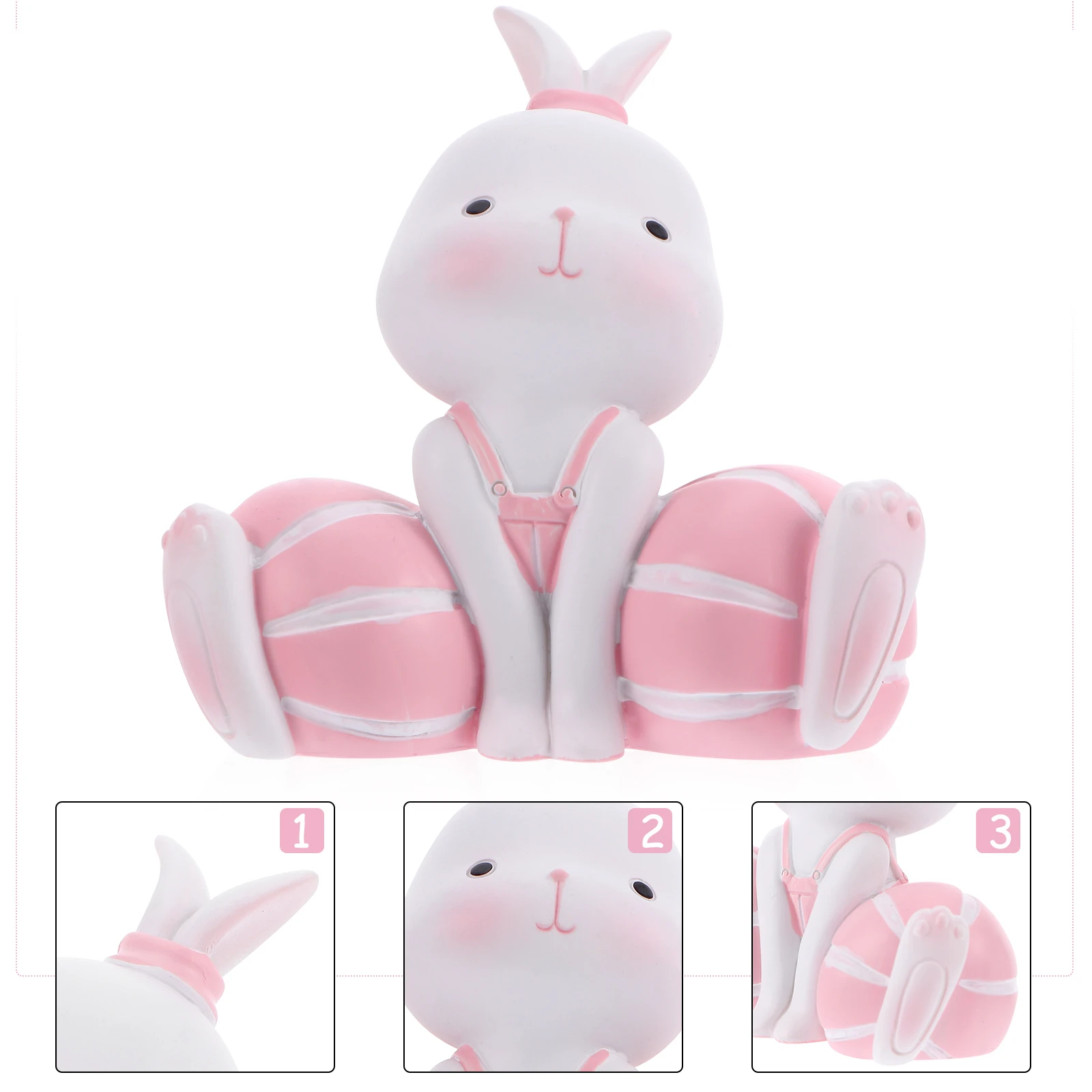 

1pc Premium Rabbit Shape Cake Decoration Party Ornament Easter Cupcake Dessert Decor Fun Festival Home Party Supplies Attractive