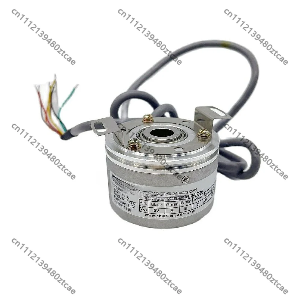 High Precision 12mm Hollow Shaft Incremental Optical Rotary Encoder HTL 1024PPR 5-24V DC