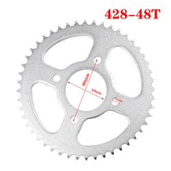 420/428 Chain 35T 38T 48T 45T 51T teeth 58mm Rear Sprocket for 50cc 70cc 110cc 125cc Dirt Pit Bike 37T 41T Accessories