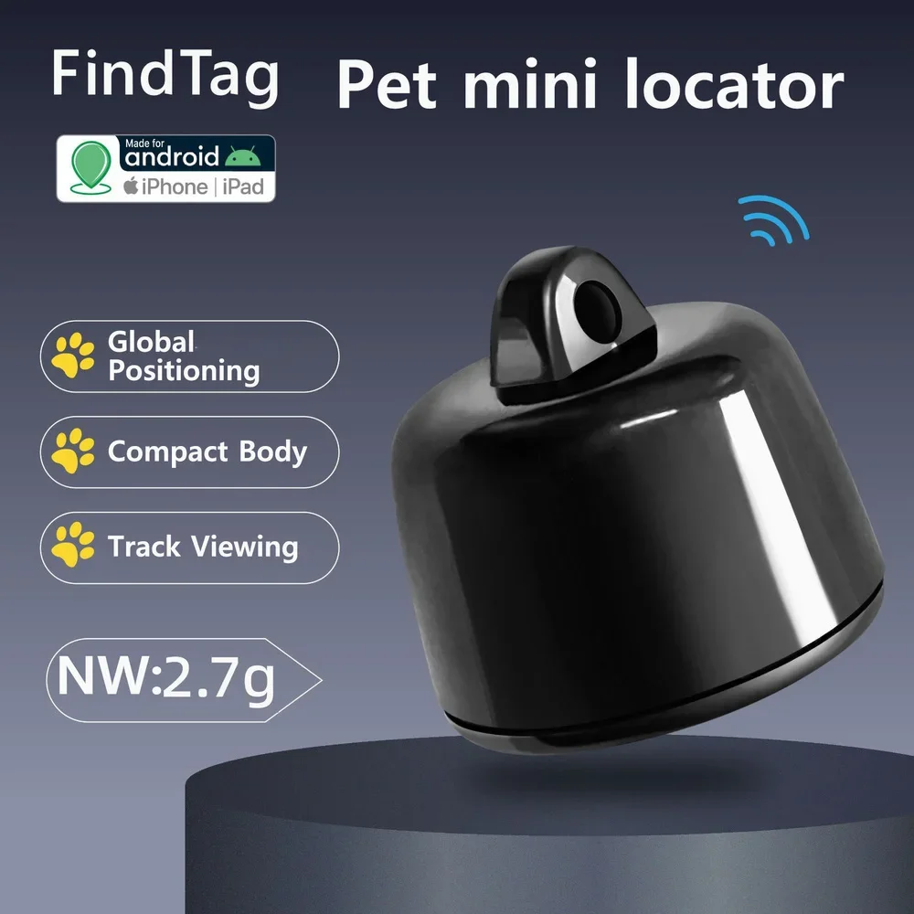 

Mini Pets Global Locator Compatible with Android ISO System For birds and dogs and cats View 3 days of movement GPS Tracker