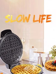 Home Waffle Machine, Breakfast Machine, Bread Maker, Quick Heating, Easy Cleaning, Intelligent Temperature Control, 1000W