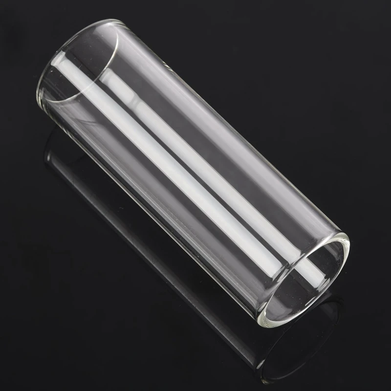 2X Guitar Glass Slippery Stick Glass Slide Transparent