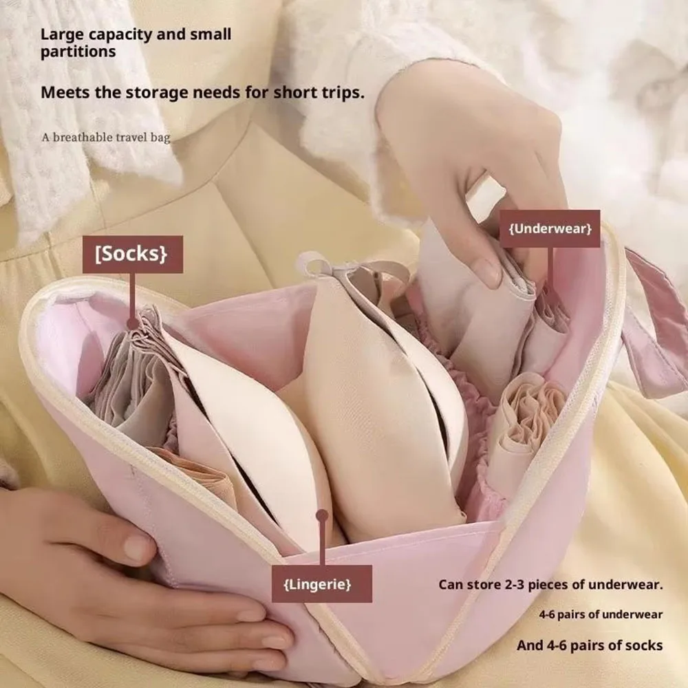 Multi-function Travel Bra Underwear Socks Organizer Portable Storage Bag Cosmetic Storage Bag Clothes Underwear Accessories