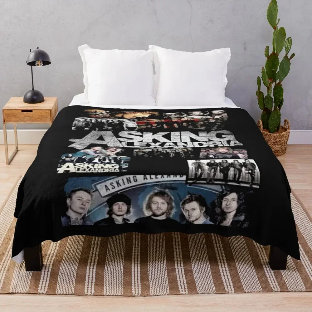 

2 For Sale asking alexandria Throw Blanket Bed Fashionable Decorative Sofas Kid'S Soft Beds Blankets