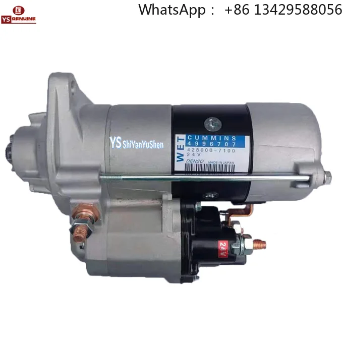 

4996707 Farm Tractor Parts 6BT QSB Diesel Engine Parts 24V Starting Motor 4996707 Starter 4996707