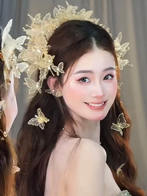 new-set-wedding-headwear-ele-bridal-hairband-forest-system-wedding-dr-hair-accories-faionable-hairpins