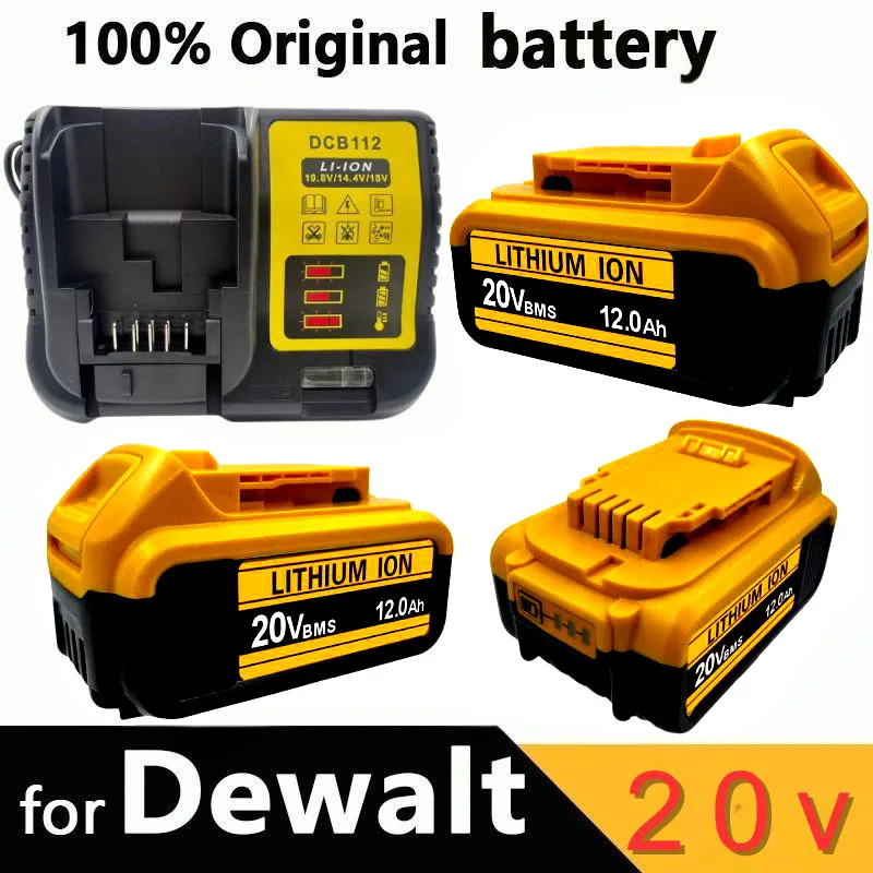 100% оригинальный аккумулятор DCB200 20 В для электроинструмента Dewalt DCB609, 60 В, 18,0 Ач DCB205 DCB206 DCB200 DCB204 DCB204-2, DCB205-2