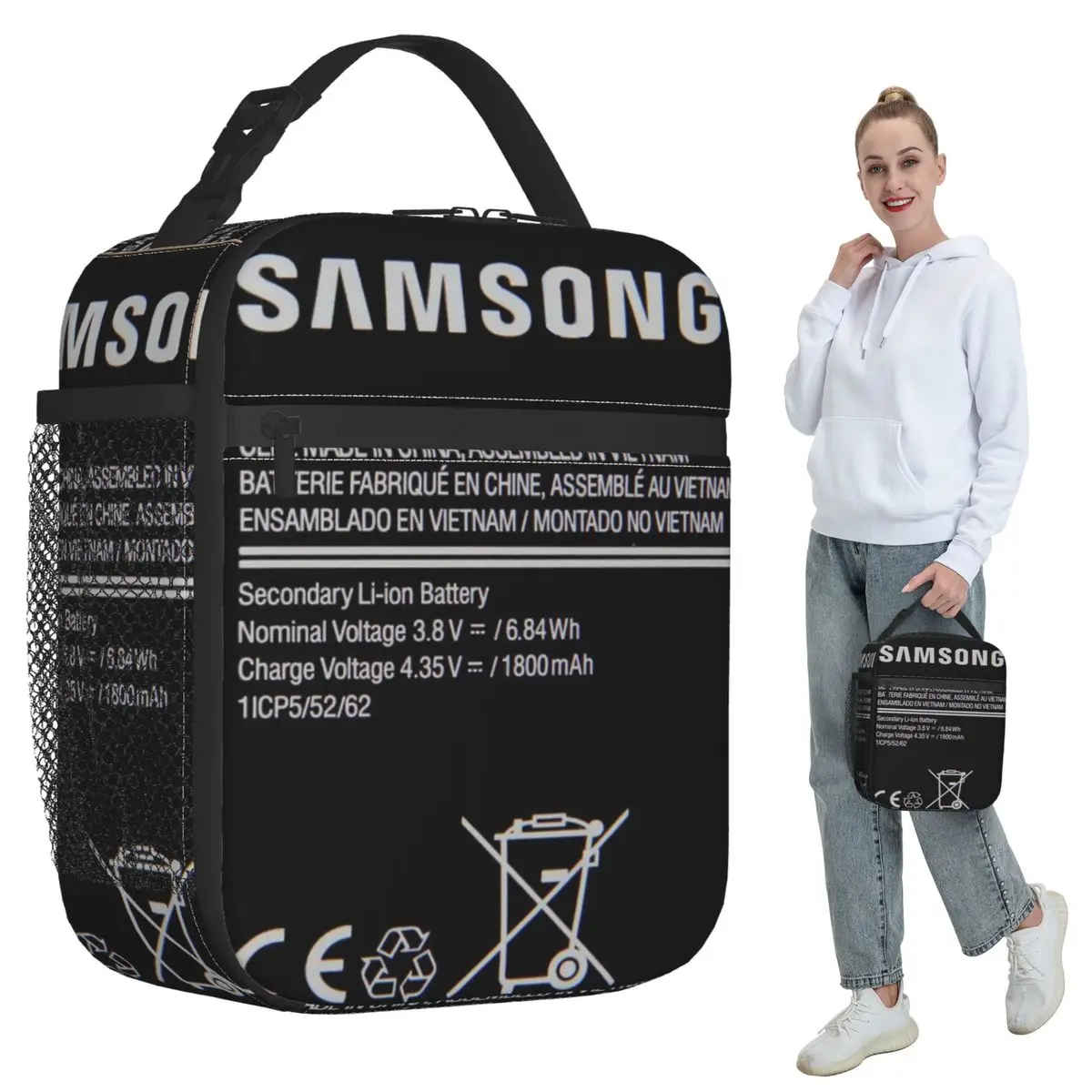 

Swollen Battery Premium Insulated Lunch Bag for Kids School Cooler Thermal Food Box Tote Leakproof Lunch Boxes Container