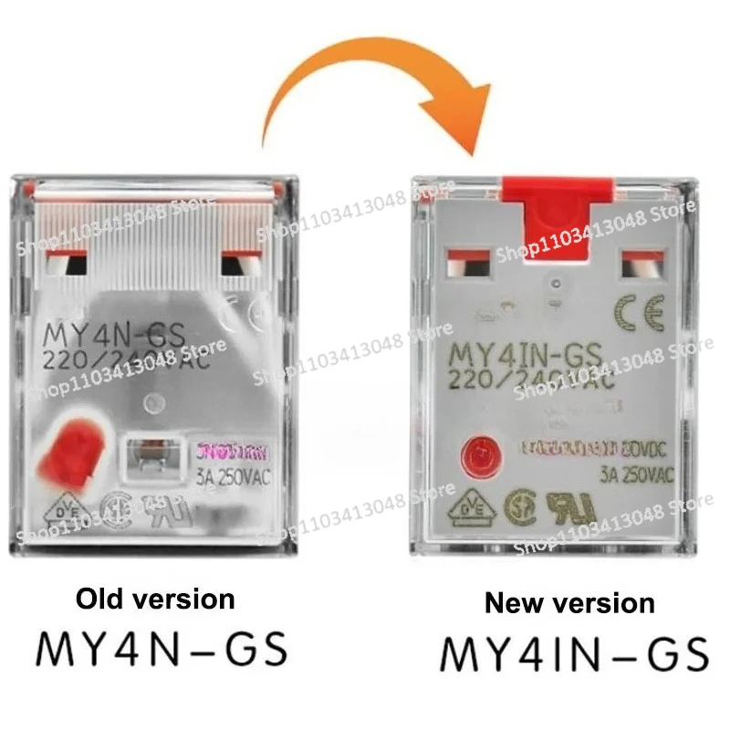 

Authentic Original Min Power Relays MY4IN-GS MY4IN-D2-GS 24VDC 220/240VAC