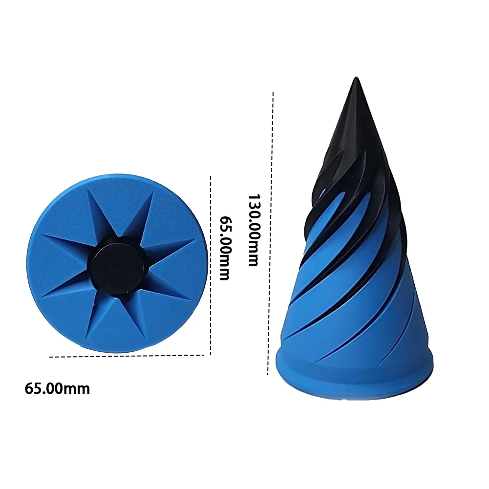 1-2Pcs Impossible Pyramid Passthrough Sculpture 3D Printed Helix Screw Fidget Toy Spiral Cone Decompression Decorative Ornaments