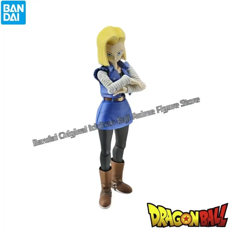 

In Stock Bandai Original Box Garage Kit Model Dragon Ball Figure Rise Android 18 Anime Characters Original Action Figure Statue