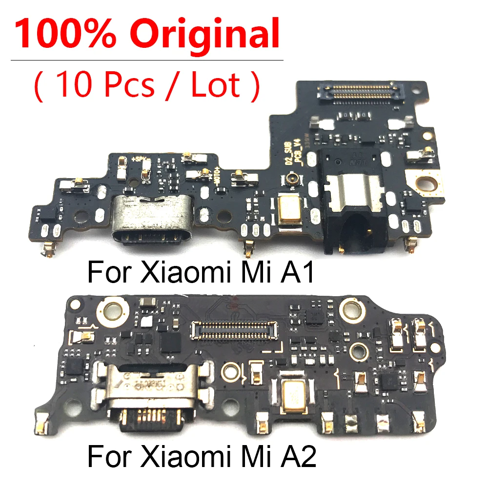 

10Pcs, Original Charger Board PCB Flex For Xiaomi Mi A1 A2 Lite A3 USB Port Connector Dock Charging Ribbon Cable Replacement