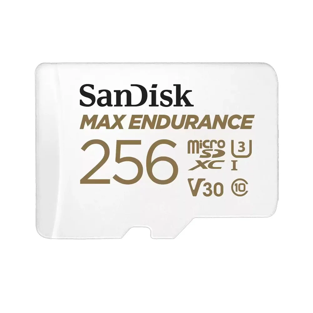 SanDisk MAX ENDURANCE carte microSD 32GB 64GB 128GB 256GB carte mémoire U3 4K Full HD pour enregistreurs de conduite et caméra de surveillance