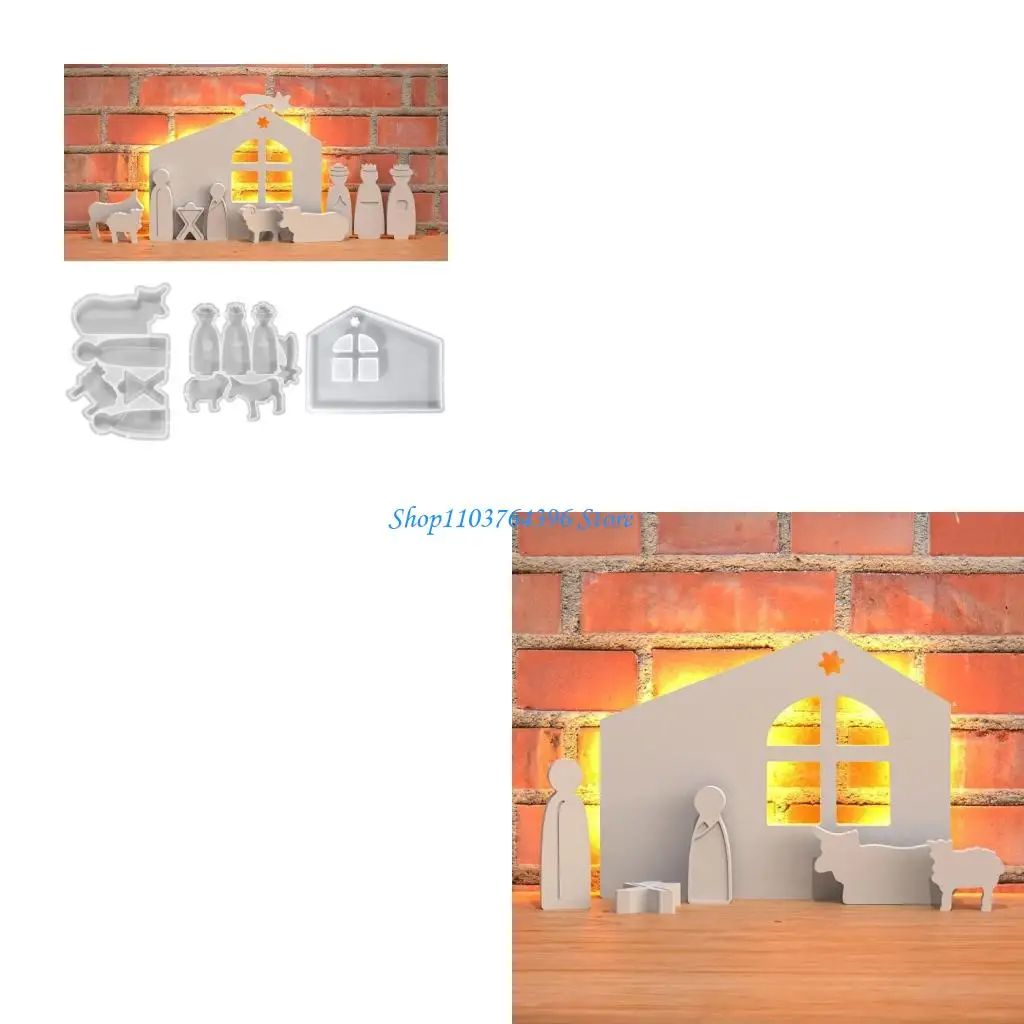 

3 Pieces Easter Prayer Silicone Mould Set Accessory for Craft Enthusiasts