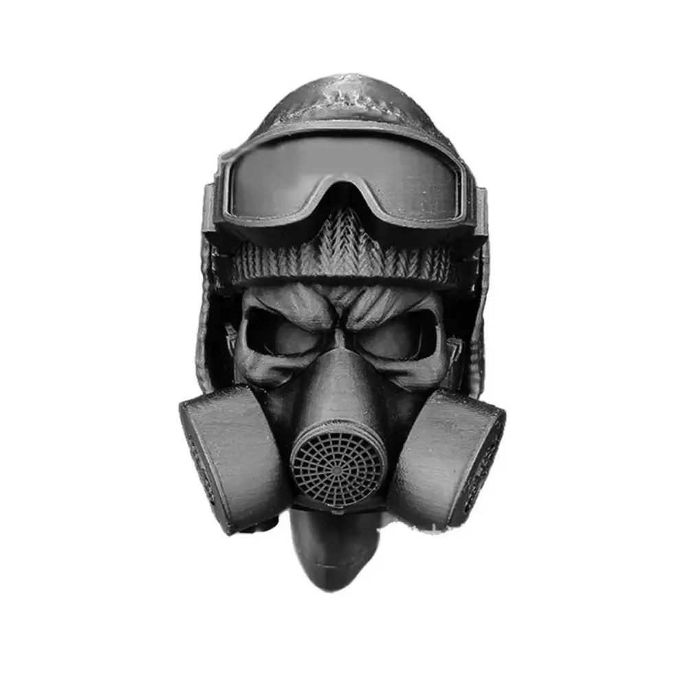New 3D Printed Tow Bar Ball Cover Steel Helmet Gas Mask Trailer Hook Cover Rustproof PLA Trailer Hook Ball Cover