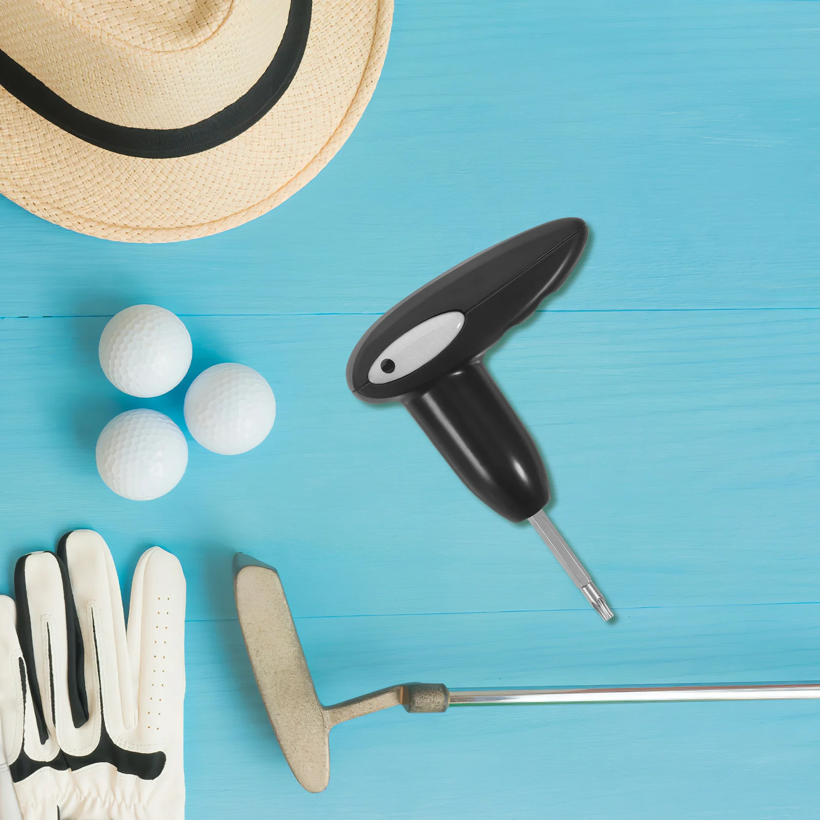 

Golf Club Wrench Premium Quality T-Shaped Driver for Club Repair and Maintenance Universal Fit for Standard Golf Clubs Portable
