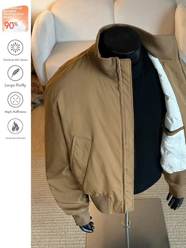 

Men's ort Puffer Jaet Du down Filling Warm Casual Loose Fit Polyester Fiber Sport Travel Outerwear Youth ular Sle