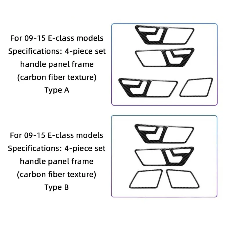 

For Mercedes Benz E Class W212 2009-2015, Car Inner Door Bowl Handle Patch Panel Frame Window Lift Seat Adjustment Memory Button