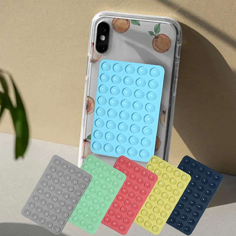 

1 шт. квадратный утолщенный силиконовый 40 держателей на присоске, подставка для мобильных телефонов, планшетов, присоска, противоскользящее навигационное крепление