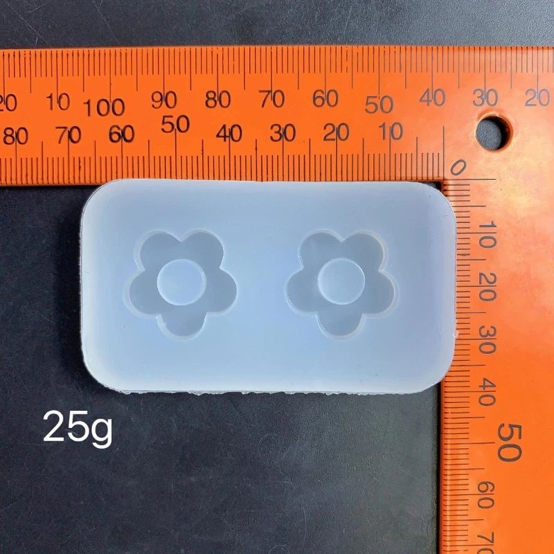 Mini Flower Silicone Mold Hollow Epoxy Shaker Fillings Silicone Molds Epoxy Resin Filler Mold for Quicksand Resin Molds