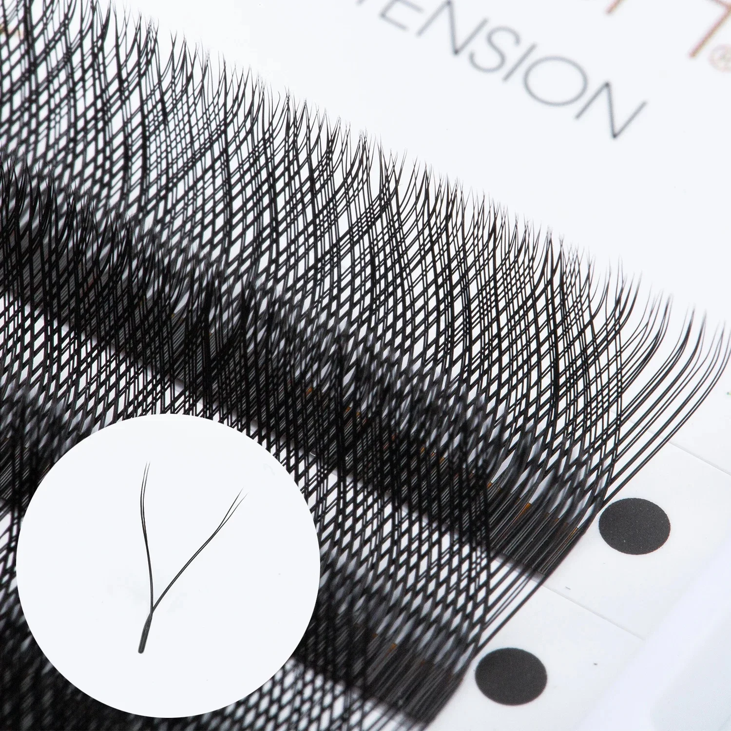 Y Shape Eyelashes Extension Bunches Eyelashes Split Tips YY Volume Black Soft Invividual False Eyelashes