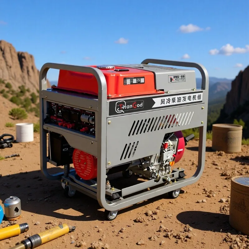 Generator set source factory supports custom small diesel generator household 220V/380V50Hz