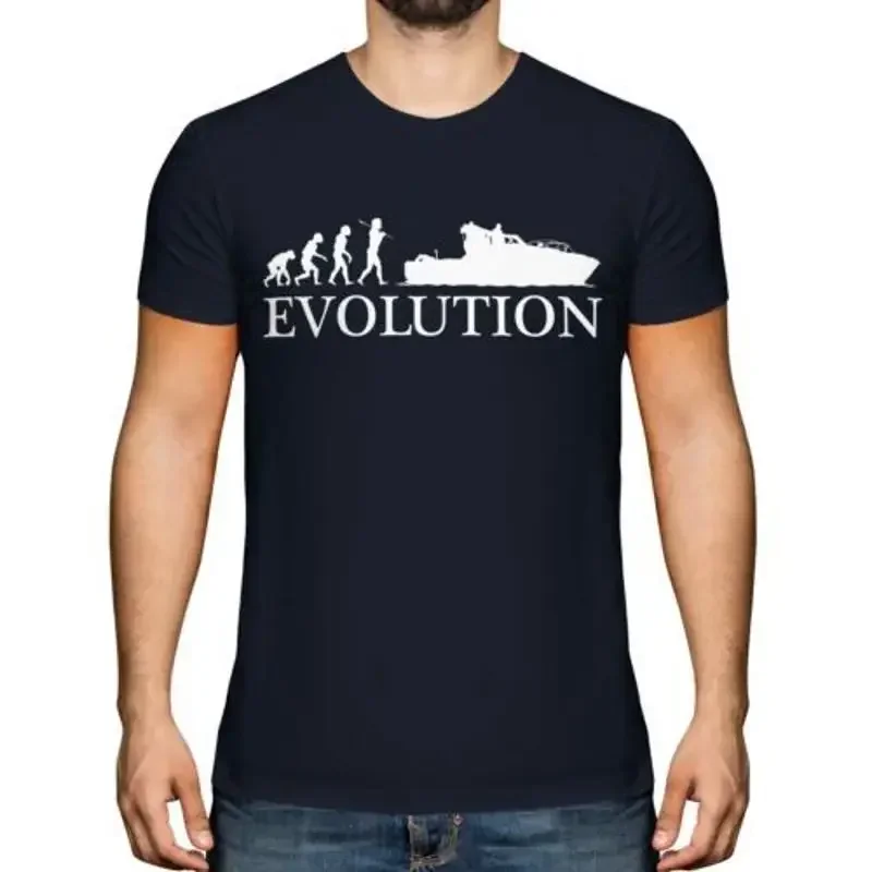 YACHT EVOLUTION OF MAN T-SHIRT POUR HOMME CADEAU