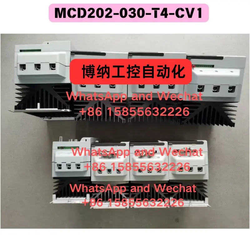 Used OEM disassembled parts MCD202-030-T4-CV1 soft start Functional test OK Fast delivery