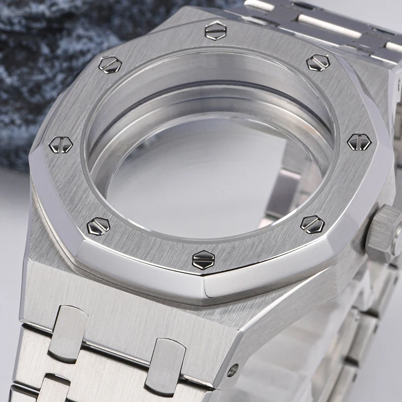 

Корпус часов HEIMDALLR Корпус из стали 316L со стальным ремешком Сапфировое стекло и крыш подходит для NH35A/36A Корпус часов для дайвинга с автоматическим механизмом