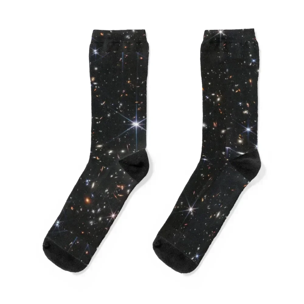 James Webb Space Telescope First Deep Field Image: Galaxy cluster SMACS 0723. Socks shoes halloween Stockings Socks Woman Men's