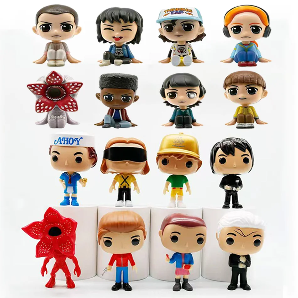 Figura de Strangeres Things Anime Jane Ives/Will Byers/Mike Wheeler figura de acción Cosplay figuras de adorno de vinilo juguete regalo de Año Nuevo