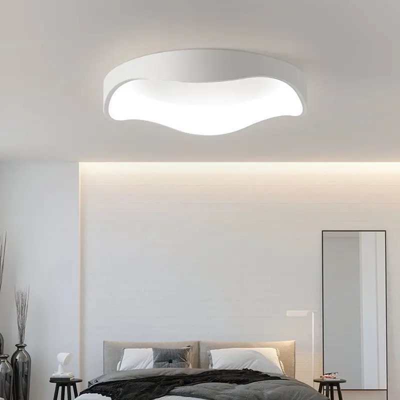 White Acrylic Clouds LED Ceiling Lights For Living Room Bedroom Study Children Indoor Modern LED Dimmable Ceiling Lamp Lighting