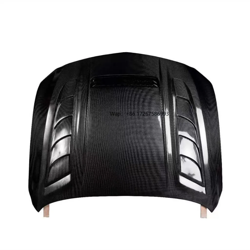 

Customized Real Carbon Fiber Engine Hood for CT5/CT5V Blackwing 2020 Modified V 2 Style Front Face Cover Bonnet