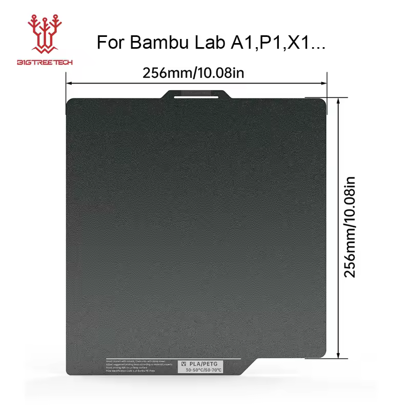 BIQU Panda Build Plate CryoGrip Pro Coating No Clog Spring Steel Double-sided for BambuLab Voron Kobra Adventurer 5M 3D Printer - Image 12