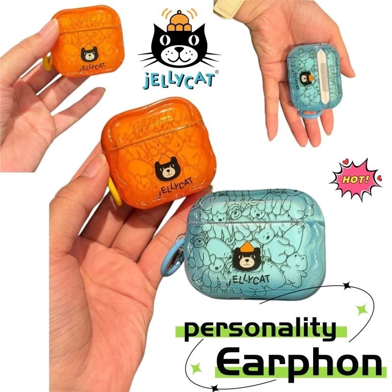 

Защитный чехол для наушников Jc Cute Cartoon, подходит для AirPods Pro 3, AirPods 4/3/2, чехол для наушников Pro 2, подарок для друзей