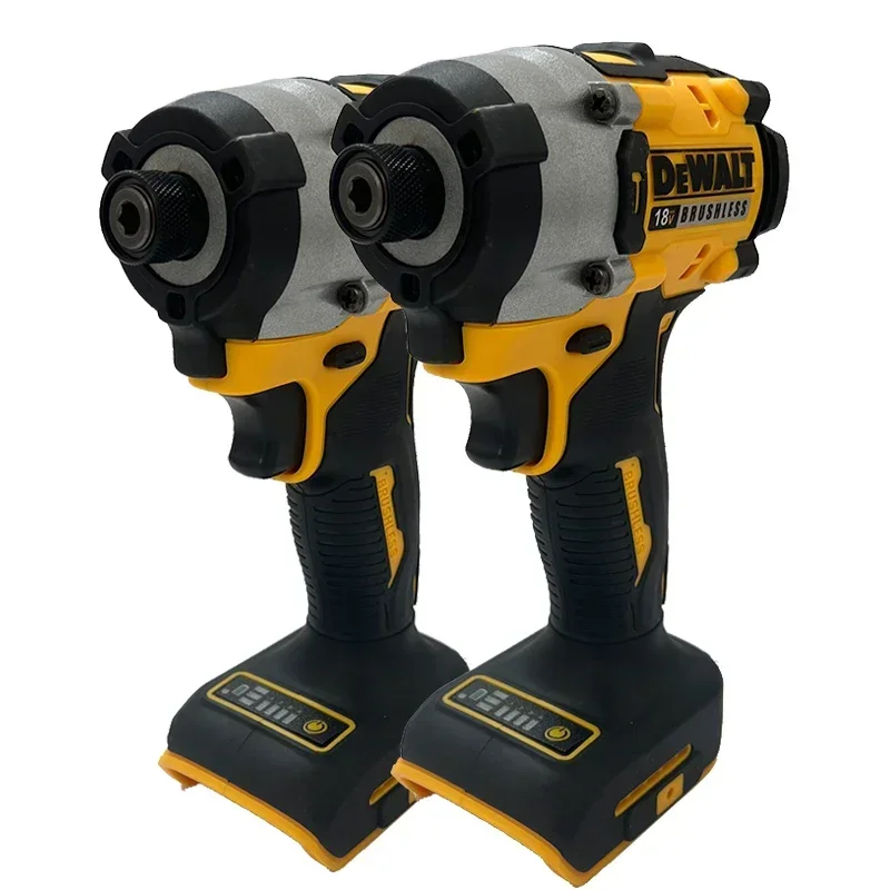 Dewalt DCF860 Bor / Obeng Tanpa Kabel 20V Brushless Bor Listrik Obeng Alat Tenaga Isi Ulang yang Ditingkatkan