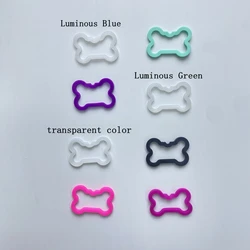 Bone Shape Silicone Tag Silencer Factory Wholesale Silicone Pet ID Silencer Rubber Name Pet Tag Cover