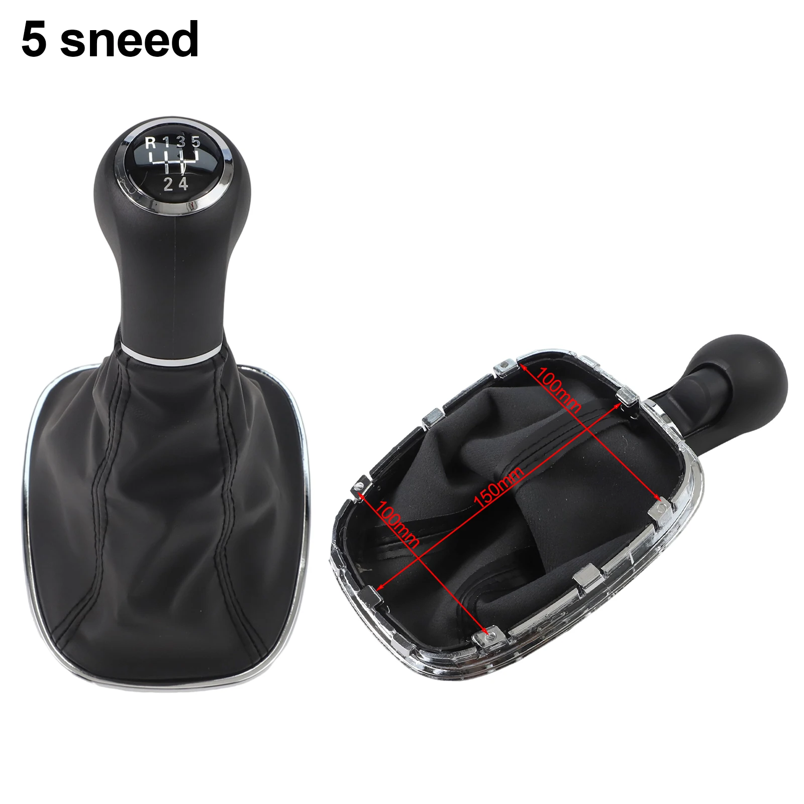 Car Interior Upgrade Gaiter Boot for OEM Part 55496814 Plastic Material Brand New Condition Compatible With 5 Speed Manual