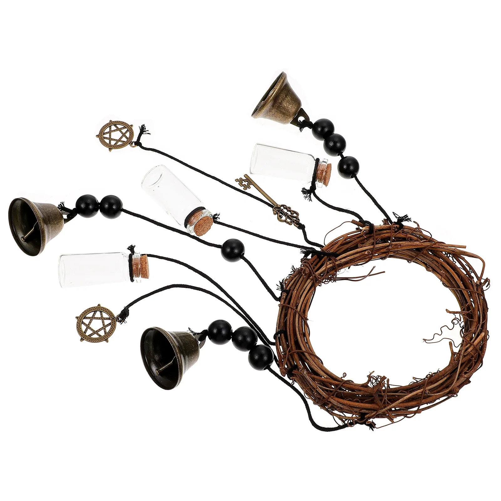 

1Pcs Bohemia Wind Chime Witch Bell Pendant Home Hanging Door Garden Outdoor Balcony Decorative Wind Bell Home Hanging Decor