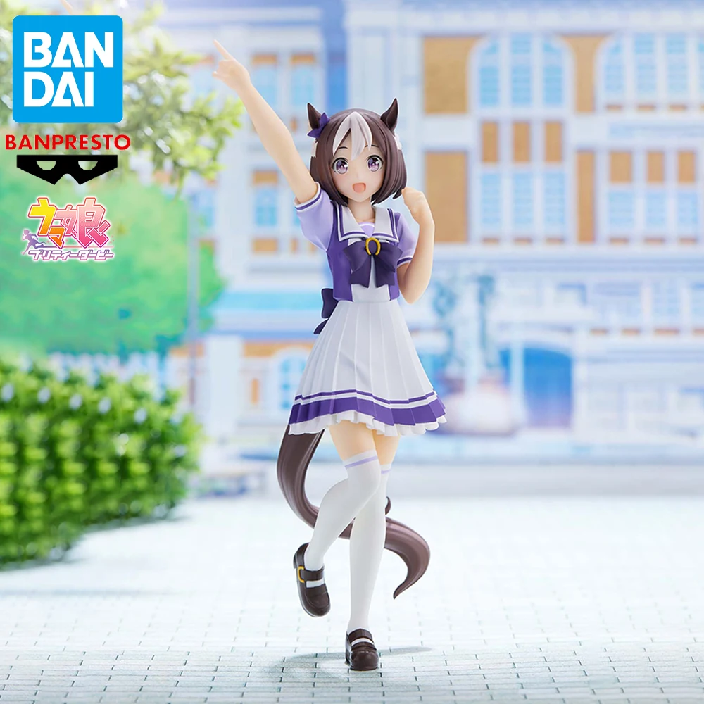 Originele Echte BANDAI BANPRESTO Uma Musume Pretty Derby Speciale Week Anime Figuur Boxed Premium Tafelornament Model Speelgoed Cadeau
