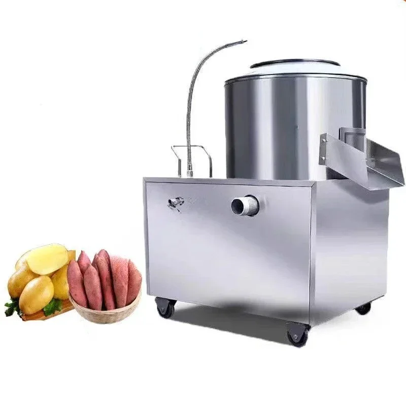

Potato Peeling Machine Root Vegetable Ginger Sweet Potato Taro Carrot Washing Stainless SteelCleaning Peeling Machine