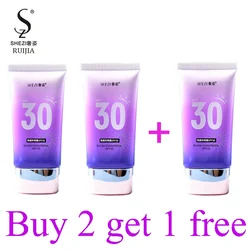 Buy two get one free Shezi Facial Body Sunscreen Whitening SPF30 Concealer Highlight Base Makeup Set Sunscreen Kit Cosmetics