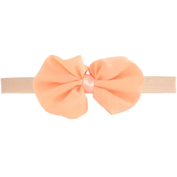 Bows Headband Girls Wide Edge Traceless Bowknot Newborn Baby Elastic Soft Hair Band Kids New Hair Accessories