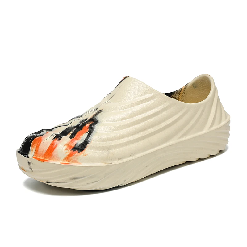 

New large-sized fashionable thick-soled men's sandals women's men's EVA lightweight breathable beach shoes men's sandals slides