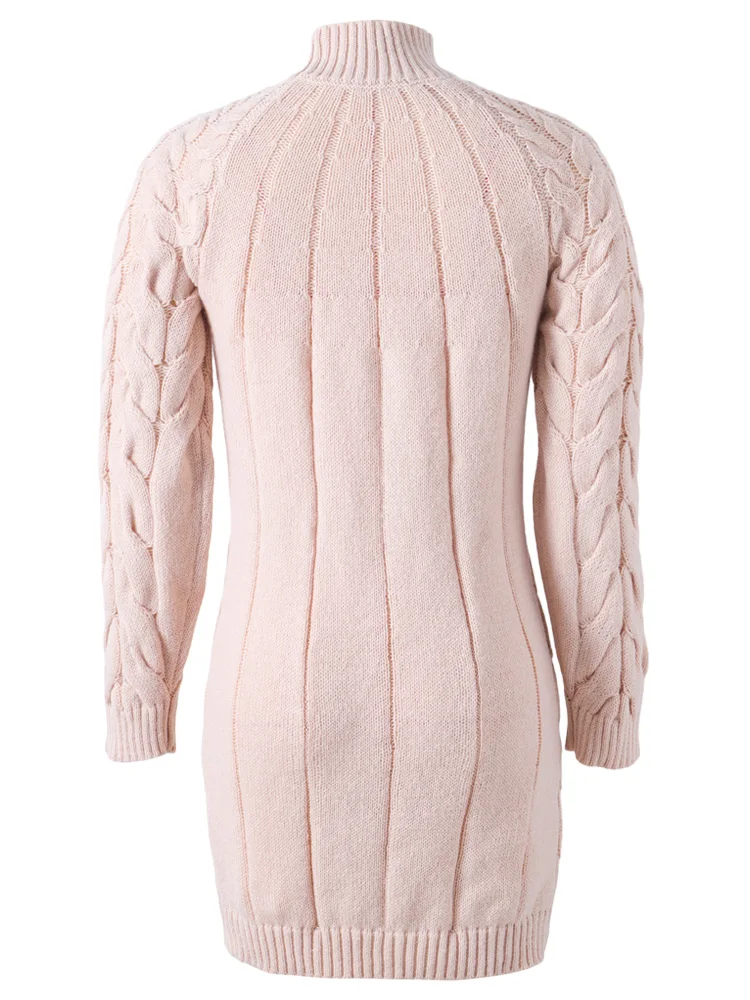 Dames casual mode jurk met lange mouwen Stijlvolle comfortabele herfst-winterseizoenkleding