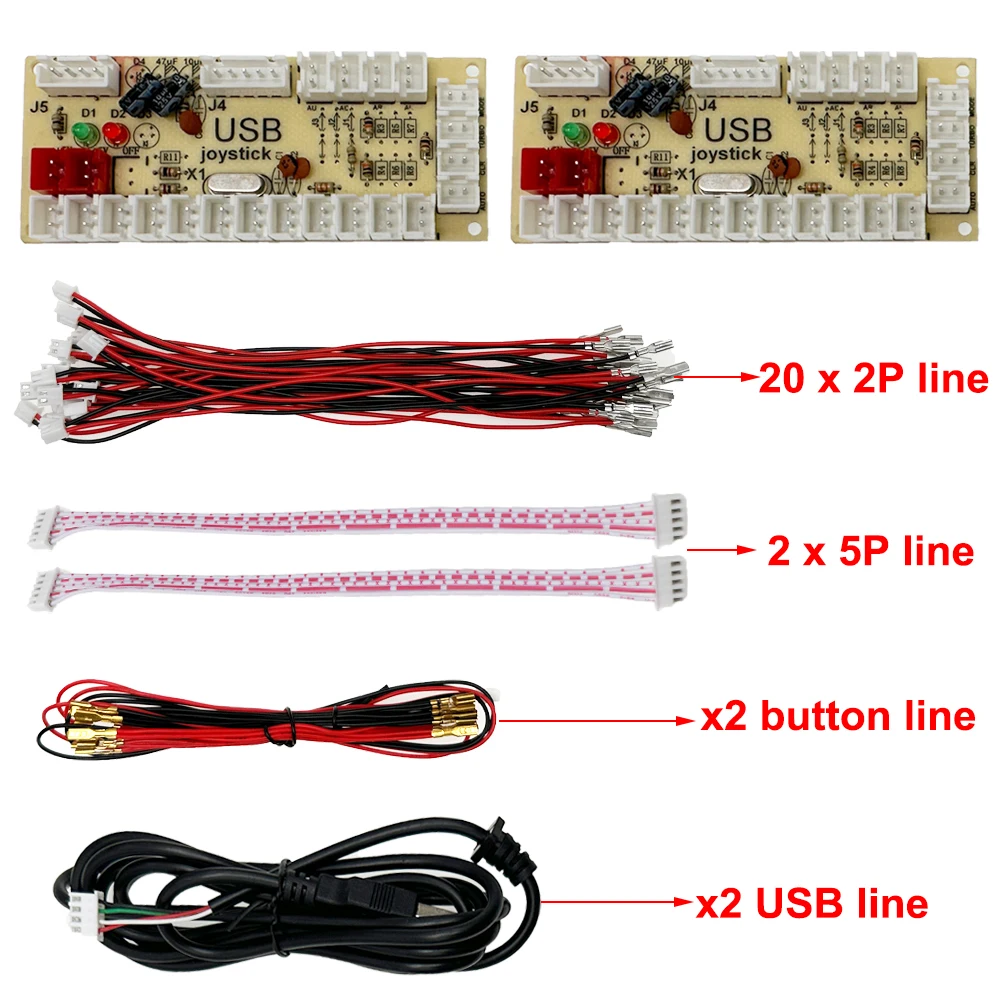 

USB-энкодер с нулевой задержкой для джойстика ПК Rasbberr Pi PS2, контрольная печатная плата с поддержкой Android и Windows