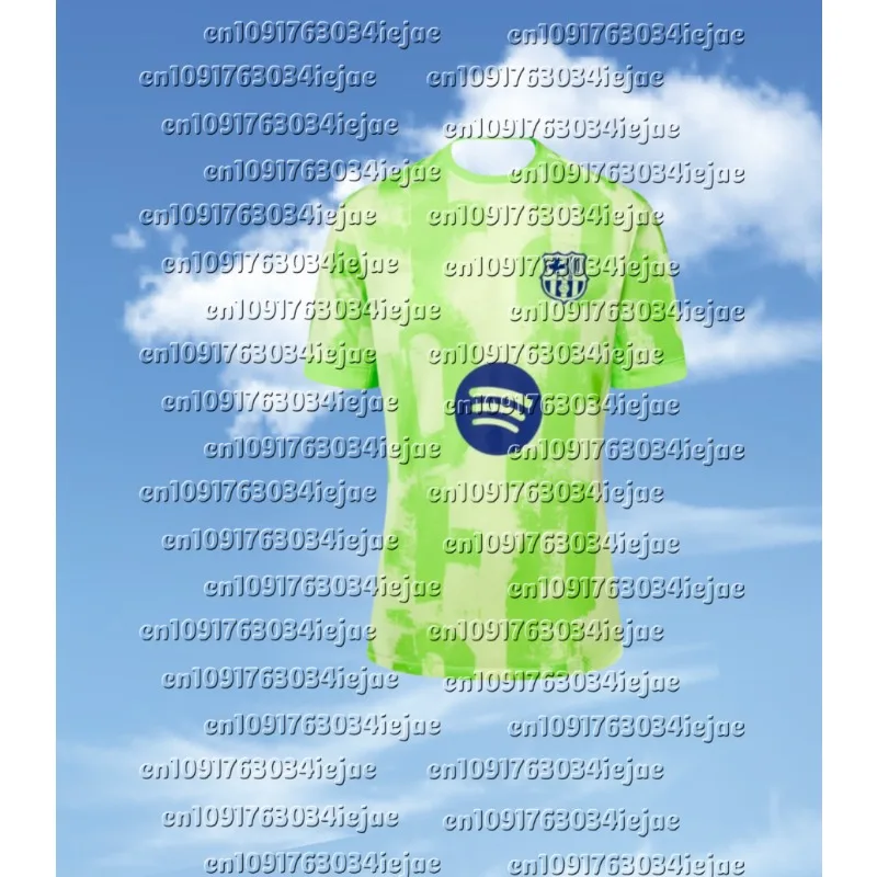 

Barcelona 2024/25 for Men La Liga Jersey Newest Outdoor Quick Dry Jersey Summer Classic Tee Adults Loose Exercise Jersey