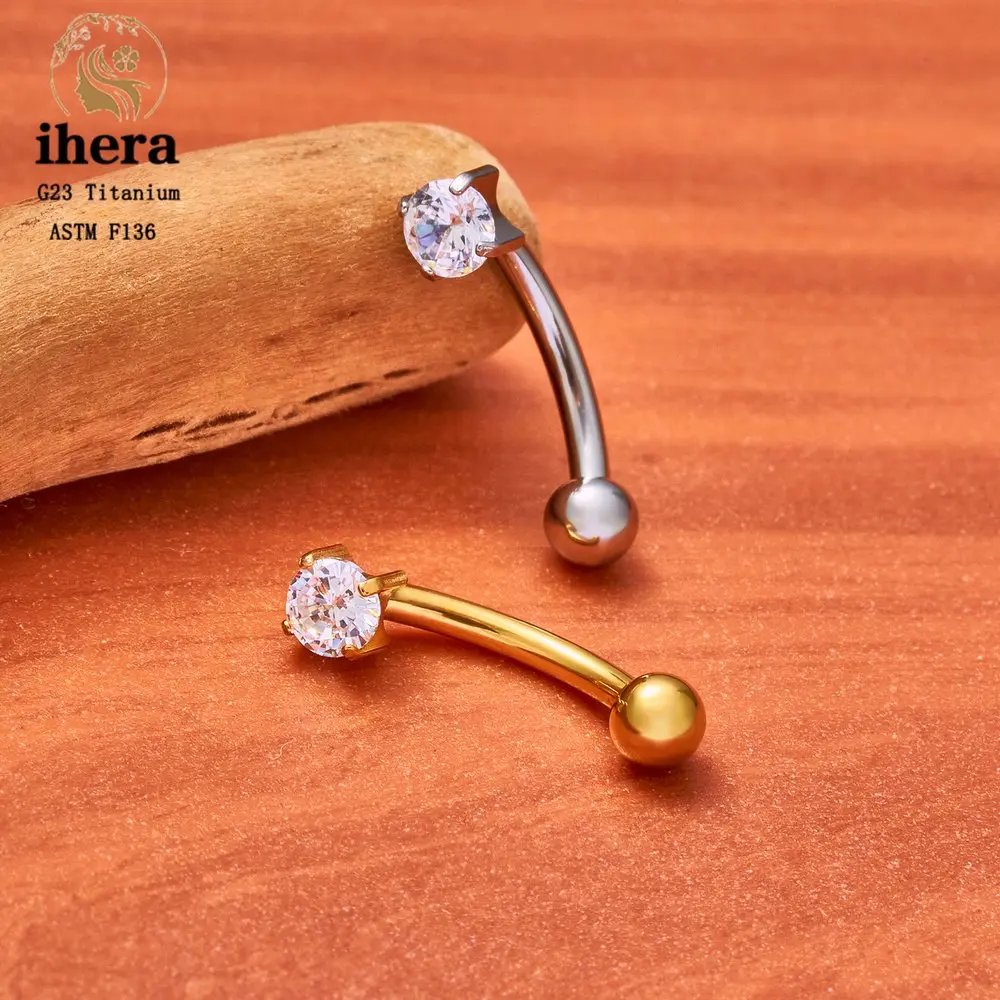 ASTM F136 Titanium Marquise He - Rook Curved Barbell review and price