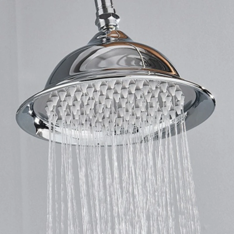 

Stainless Steel Top Showerhead Nozzle Wear-resistant Rust-proof Easy Use Home Bathroom Showerheads Durable Bathroom Fixture